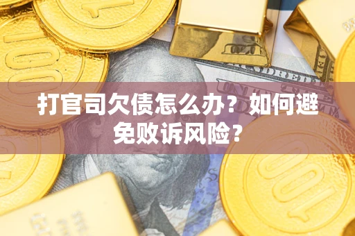 北京打官司欠债怎么办？如何避免败诉风险？