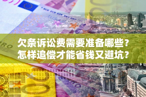 北京欠条诉讼费需要准备哪些？怎样追偿才能省钱又避坑？